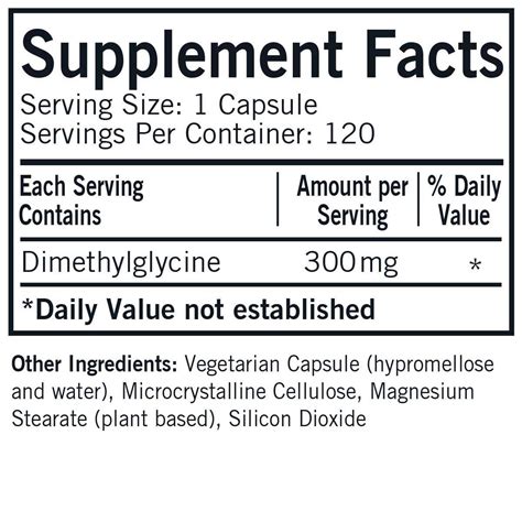 Kirkman Dmg Dimethylglycine 300 Mg