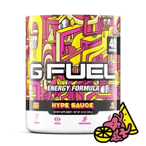 G Fuel Energy Formula 280g Hype Sauce Raspberry Lemonade