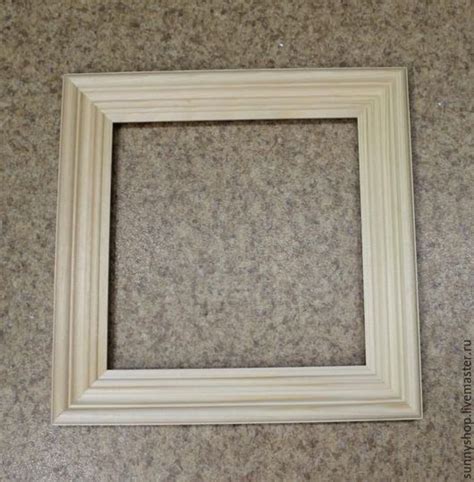 Купить Деревянная некрашенная рамка для фото, панно (заготовка ...