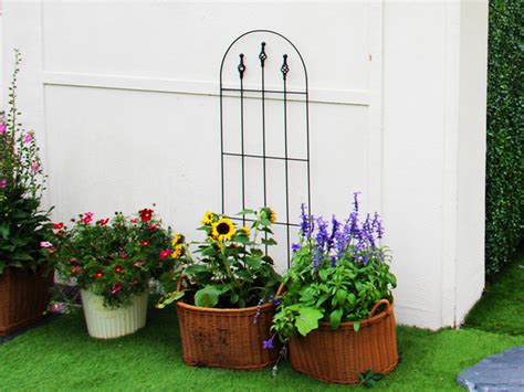 SCENDOR 2 Pack Garden Trellis For Vines And Climbing Plants Outdoor