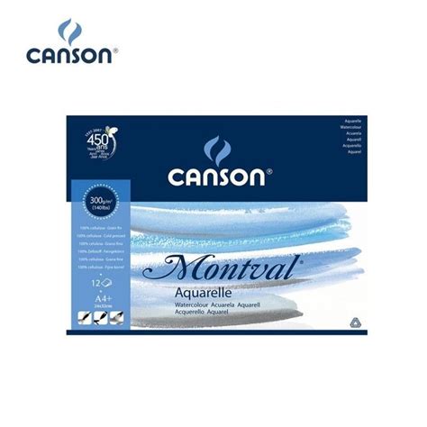 Bloco Canson A4 Branco 12 Folhas Montval Aquarela Submarino