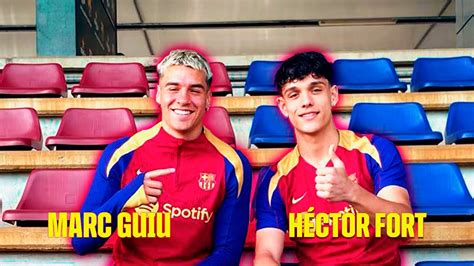 Interview With Marc Guiu H Ctor Fort Made In La Masia Youtube