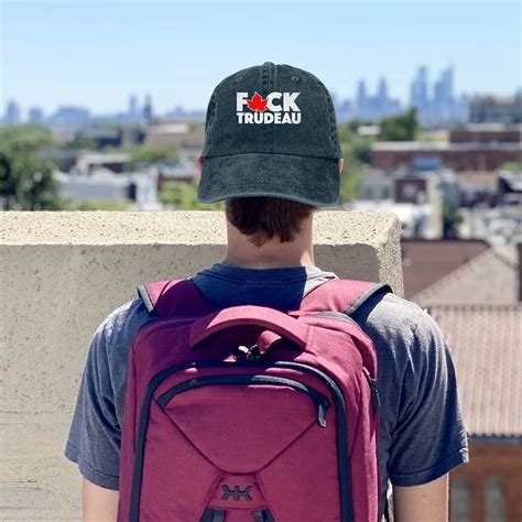 Baseball Hats For Men Sports Lightweight Baseball Cap Fuck Trudeau Hip