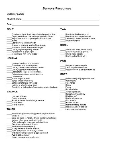 50 Free Sample Observation Checklist Templates Pdf Doc Excelshe