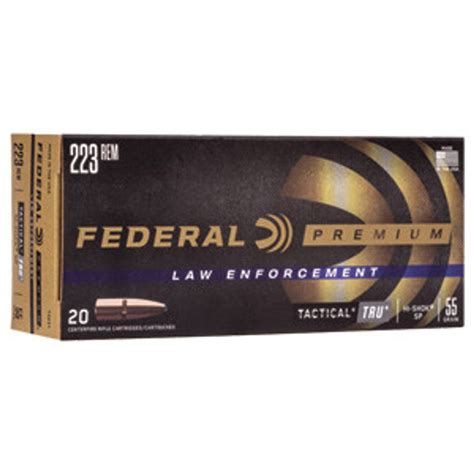 Federal Tactical Tru 223 Rem 64gr Hi Shok Sp T223l