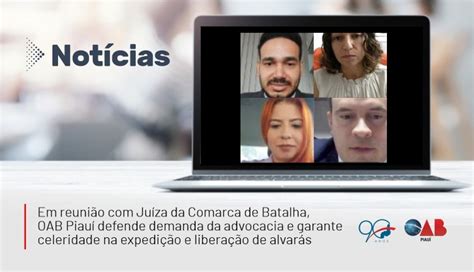 Em reunião juíza da Comarca de Batalha OAB PI defende demandas da