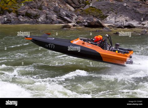 Salmon River Jet Boat Race Riggins Idaho Stock Photo Alamy