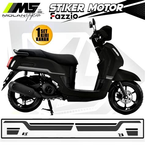 Jual Cutting Sticker Striping Variasi Yamaha Fazzio Yamaha Fazzio