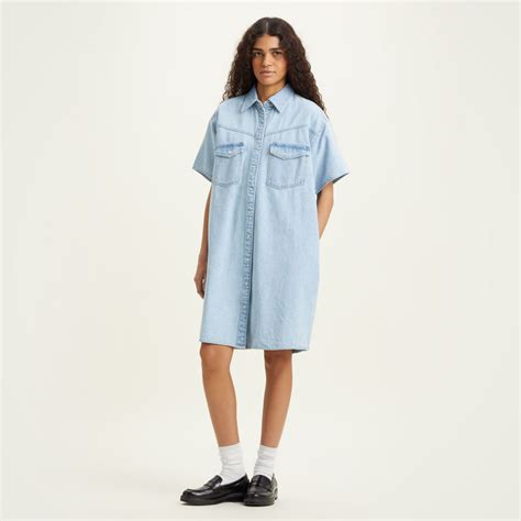 District Concept Store Levis® Elowen Western Denim Dress Light