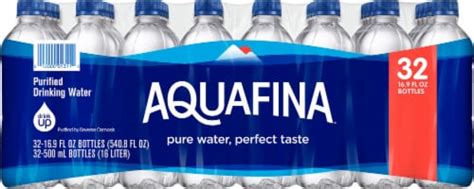 Aquafina® Purified Drinking Bottled Water 32 Bottles 16 9 Fl Oz Kroger