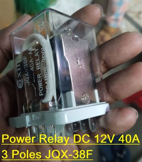 Power Relay Dc V A Pin Poles Dt Jqx F High Power Relay Dc V