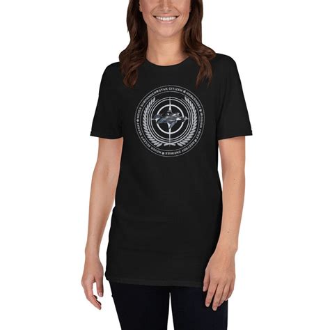 Star Citizen Shirt Mercenary Creed Crest Tee Unisex Etsy