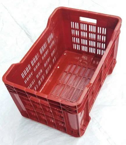 Red Heavy Duty Plastic Crate Size X X Mm At In New Delhi