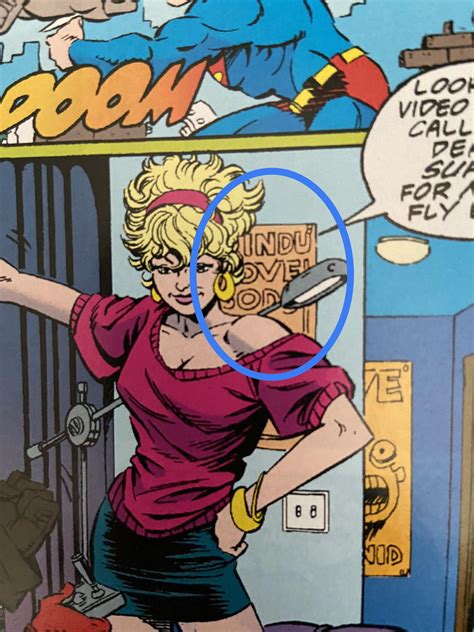 Unexpected REM Related Reference In A 90s Superman Comic R Rem