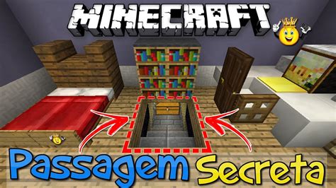 Como fazer Passagem Secreta Subterrânea 2 0 Minecraft PE PC PS4 Xbox