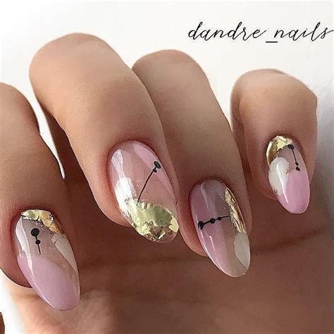 Gold Foil Nail Art Bright Summer Nails Designs Foil Nails Nail