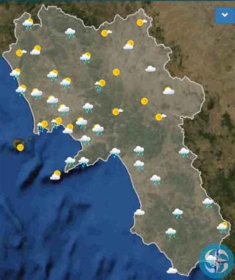 Meteo Salerno Oggi Mercoled Novembre Piogge E Rovesci