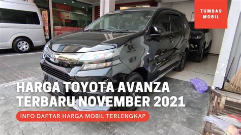 Daftar Harga Dan Diskon PPNBM Toyota Avanza Terbaru November 2021 OTR