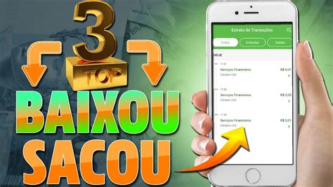 GARANTIDO TOP 3 APPS PAGANDO Na HORA BAIXOU SACOU APP Para GANHAR