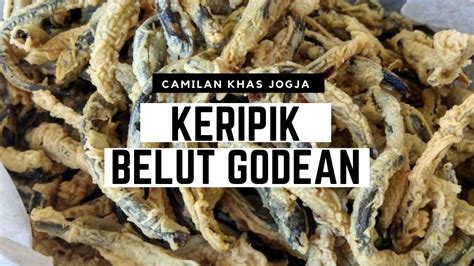 Kriuk Kriuk Renyah Keripik Belut Ada Di Pasar Godean Sleman YouTube