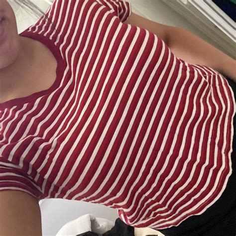 Nude Lucy Red Stripe T Shirt Perfect Condition And Depop