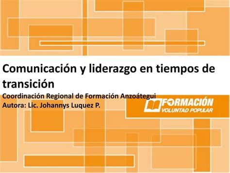 Comunicacion Liderazgo Tiempos De Transicion Pdf