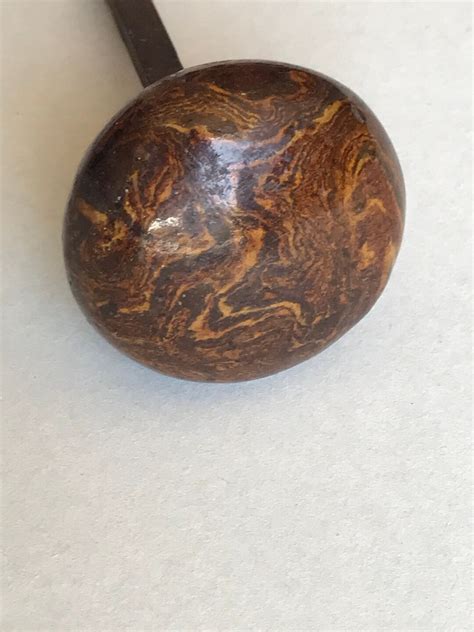 Antique Brown Porcelain Swirl Door Knob Etsy