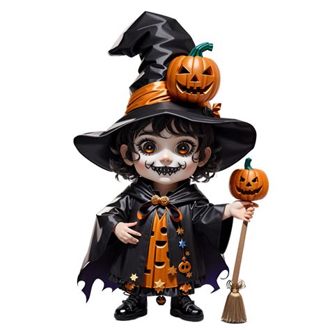 Children's Characters for Halloween Ai Generative 29318535 PNG