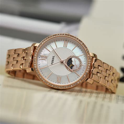 Fossil Jacqueline Rosegold Es Watch Library Manila