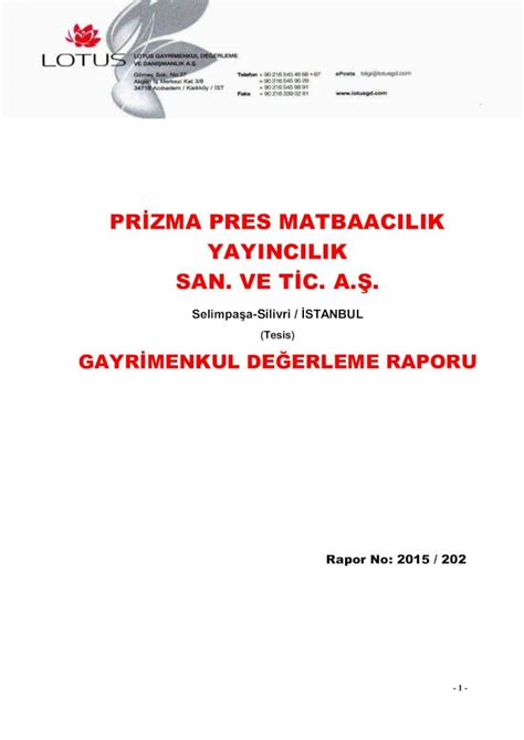 Pdf Yayincilik Prizmapress Raporun T R Konu De Erleme