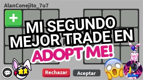 MI SEGUNDO MEJOR TRADE EN ADOPT ME ROBLOX YouTube