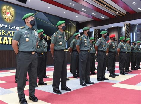 24 Perwira Tinggi TNI AD Naik Pangkat Rudianto Resmi Sandang Bintang