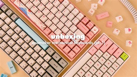 Cute Aesthetic Mechanical Keyboards By Epomaker Review Unboxing