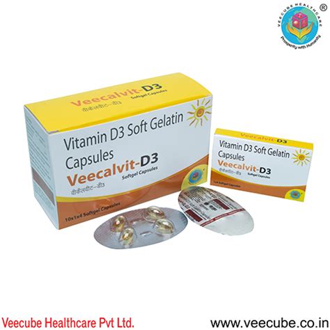 Veecalvit D Softgel Capsules Veecube Healthcare Pvt Ltd