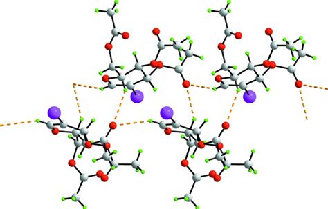 A View Of The Supramolecular Chain Along The A Axis Mediated By C—h···o Download Scientific