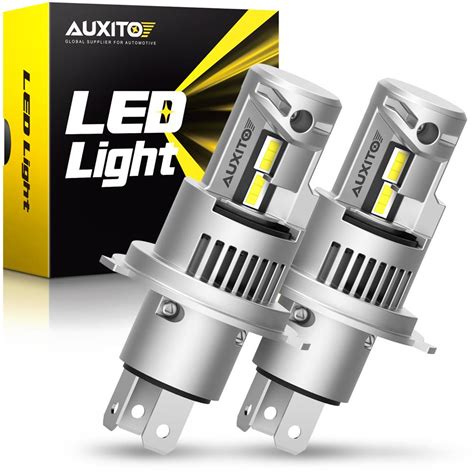 Auxito Q16 2pcs H4 Led Headlight 100w 20000lm Super Bright H4 9003 Hb2 Car Headlight Auto Car