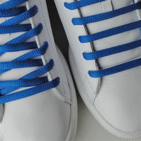 Blue Oval Sb Thin Shoe Laces Ov Blu £400 Bboy Laces High