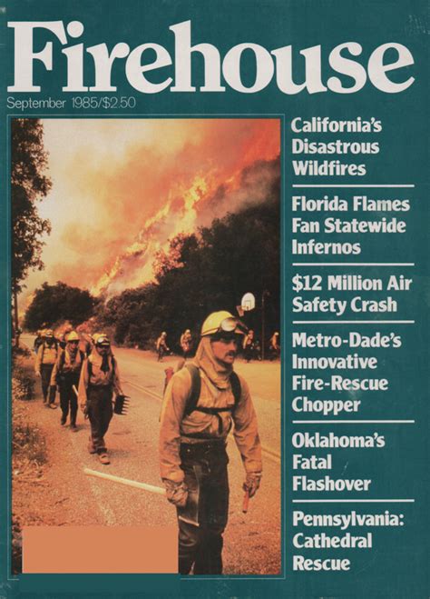 Firehouse Magazine Covers Through The Years Firehouse