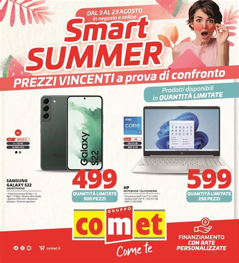 Volantino Comet Smart Summer Dal Al