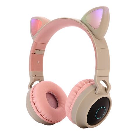 Bluetooth Katze Ohr Kopfhörer Gaming Headset Kopfhörer mit Glühenden