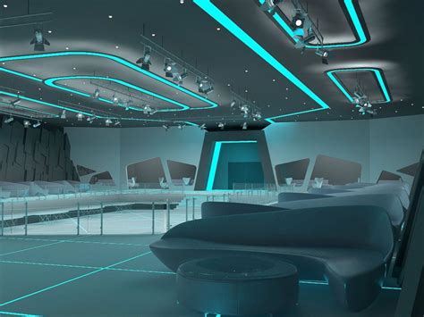 Spaceship futuristic interior design - 71 photo