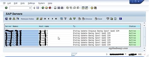 How To Check Sap Application Servers And Work Process Sap Basis Easy