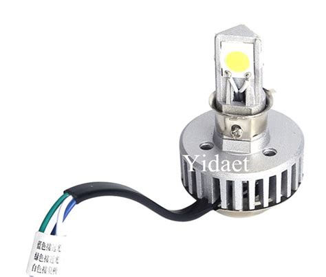 6v 36v 18w 1800lm Motorcycle Led Headlight For H4 H6 H7 3 Sides 360 Degree Lighting All In One