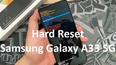 How To Hard Reset Samsung Galaxy A G Youtube