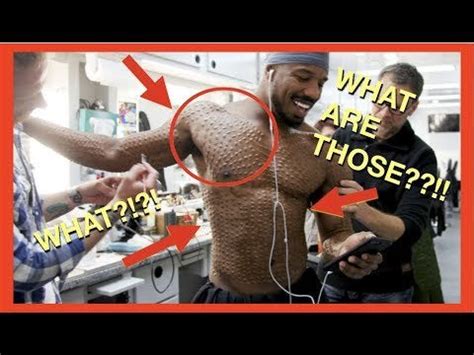 What's Michael B. Jordan's tattoo? | Killmonger's scarification | Black ...