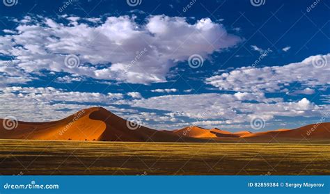 Deep Shadows on Sossusvlei Dunes Sunrise in Namib Desert Namibia Stock ...