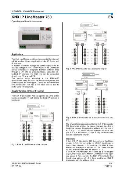 Knx Ip Linemaster En Weinzierl Engineering Gmbh