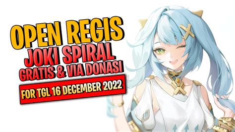 OPEN REGISTRASI JOKI SPIRAL ABYSS 3 3 GENSHIN IMPACT INDONESIA YouTube