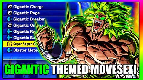 Full Gigantic Themed Moveset Dragon Ball Xenoverse 2 YouTube