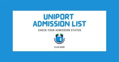 Uniport Admission List 2023 2024 Academic Session 1st 2nd 3rd And 4th